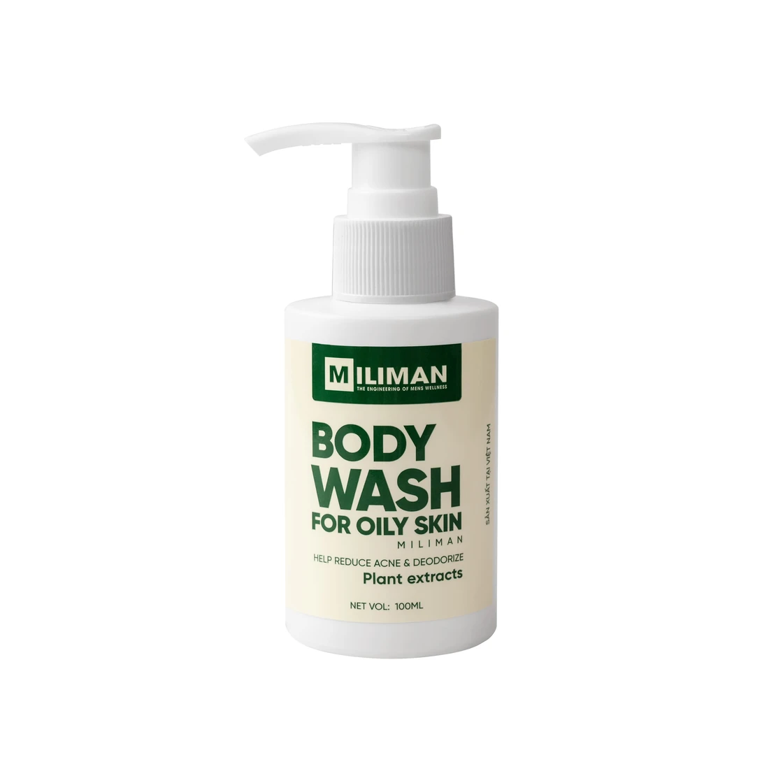 Quà Sữa tắm da dầu Miliman 100ml